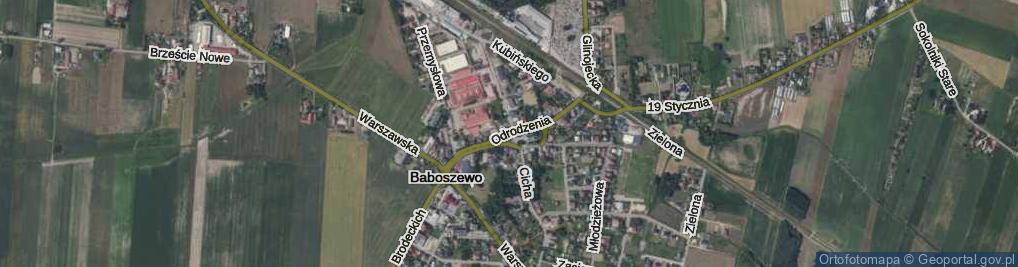 Zdjęcie satelitarne Odrodzenia ul.