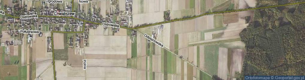 Zdjęcie satelitarne Odolanowska ul.