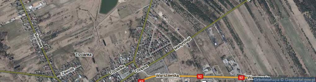 Zdjęcie satelitarne Odrodzenia ul.