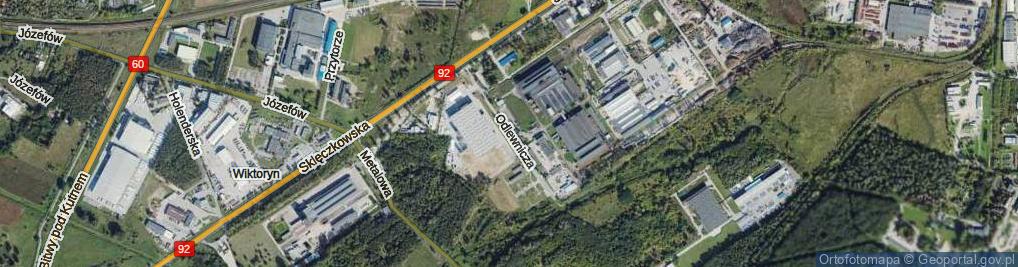 Zdjęcie satelitarne Odlewnicza ul.