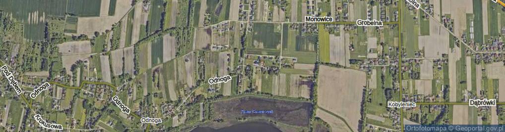 Zdjęcie satelitarne Odnoga ul.