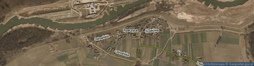 Zdjęcie satelitarne Odrzańska ul.