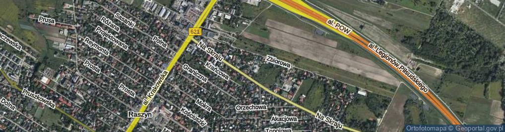 Zdjęcie satelitarne Odblask ul.