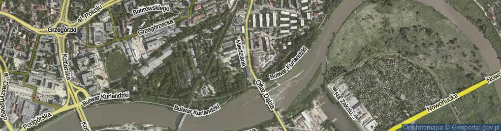 Zdjęcie satelitarne Ofiar Dąbia ul.