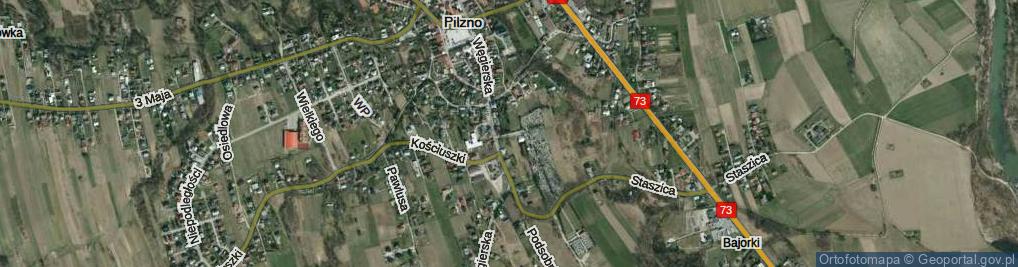 Zdjęcie satelitarne Ofiar Katynia ul.