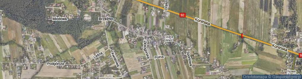 Zdjęcie satelitarne Ogrodowa ul.