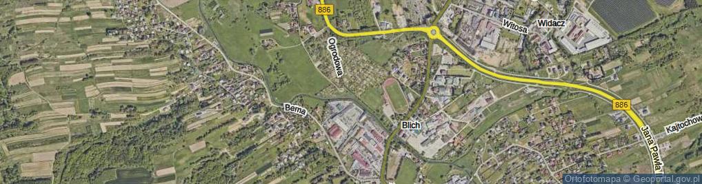 Zdjęcie satelitarne Ogrodowa ul.