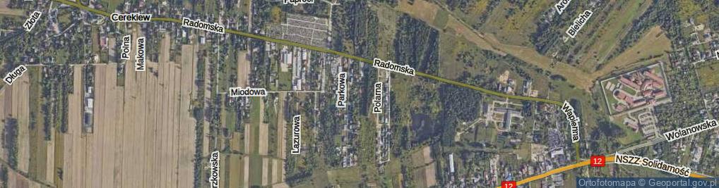 Zdjęcie satelitarne Ogrodowa ul.