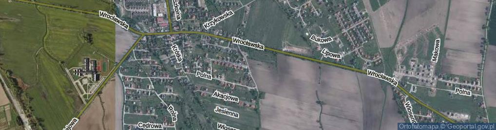 Zdjęcie satelitarne Ogrodowa ul.