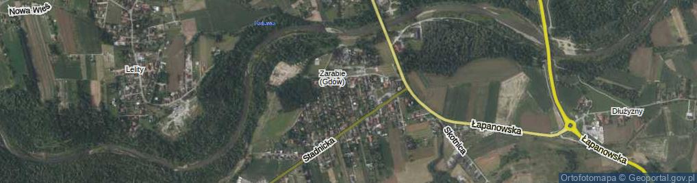 Zdjęcie satelitarne Ogrodowa ul.