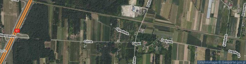 Zdjęcie satelitarne Ogrodowa ul.