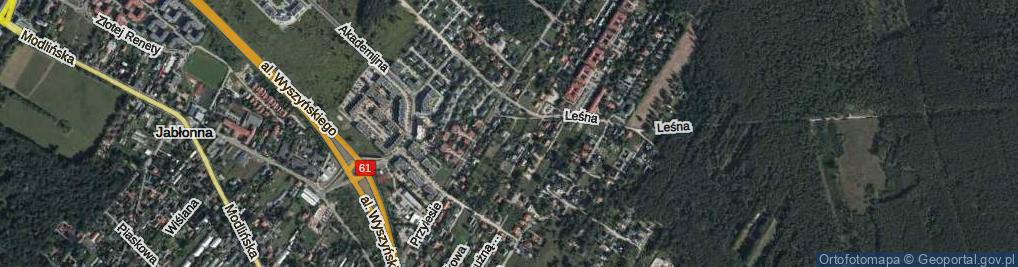 Zdjęcie satelitarne Ogrodowa ul.