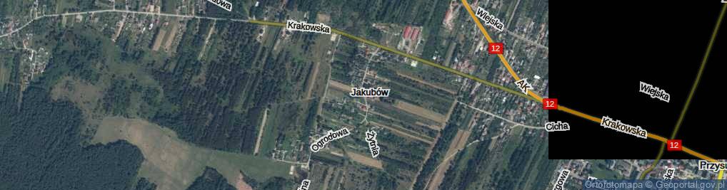 Zdjęcie satelitarne Ogrodowa ul.
