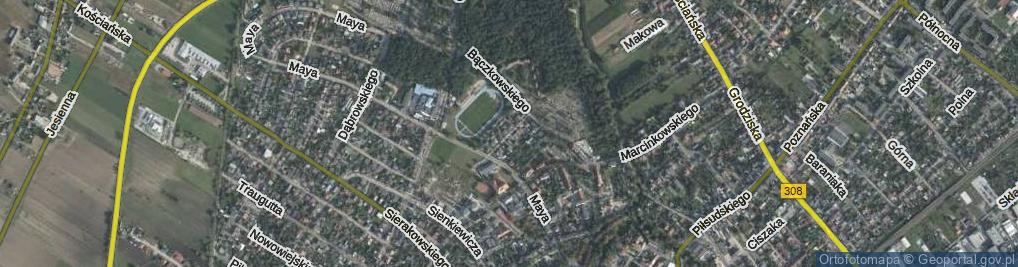 Zdjęcie satelitarne Ogrodowa ul.