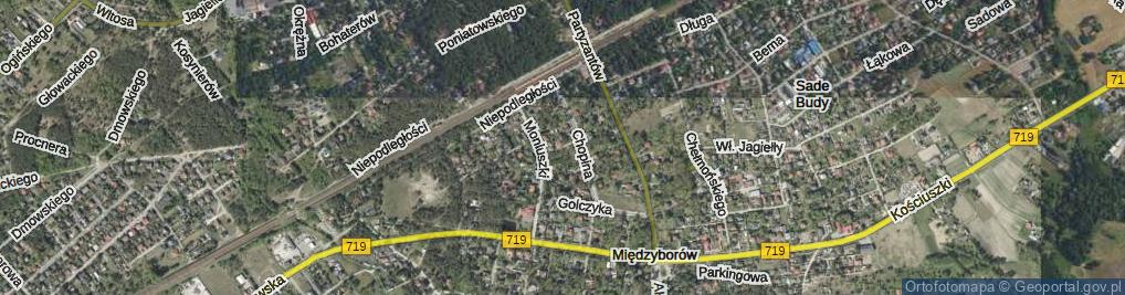 Zdjęcie satelitarne Ogińskiego Michała Kleofasa ul.