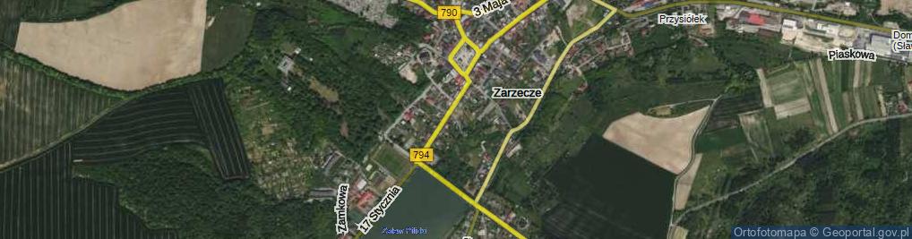 Zdjęcie satelitarne Ogrodowa ul.