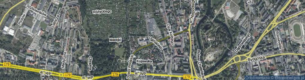 Zdjęcie satelitarne Ogińskiego Michała Kleofasa ul.