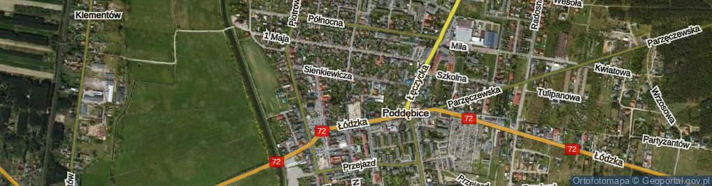 Zdjęcie satelitarne Ogrodowa ul.