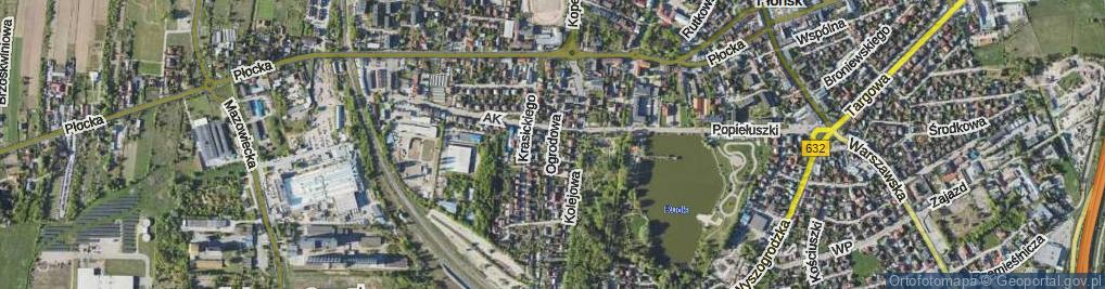 Zdjęcie satelitarne Ogrodowa ul.