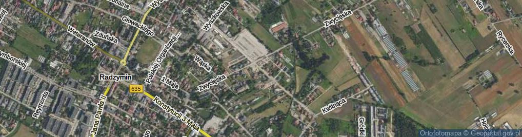 Zdjęcie satelitarne Ogrodowa ul.