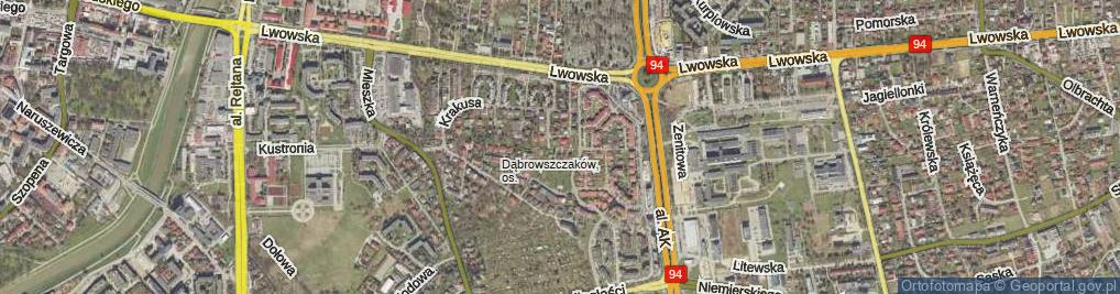 Zdjęcie satelitarne Ogińskiego Michała Kleofasa ul.