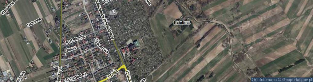 Zdjęcie satelitarne Ogródki Działkowe ul.