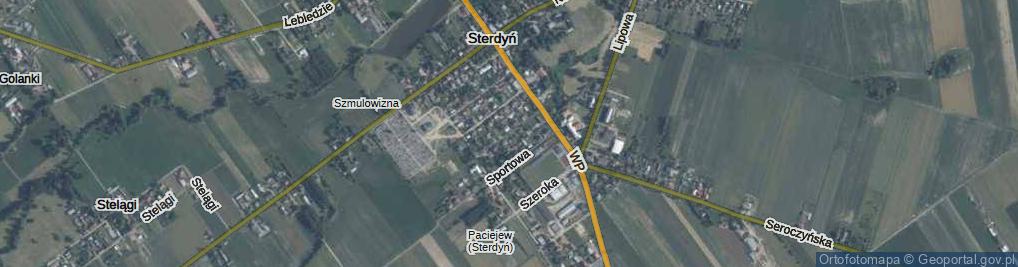 Zdjęcie satelitarne Ogrodowa ul.