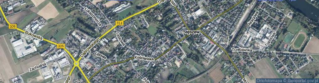 Zdjęcie satelitarne Ogrodowa ul.