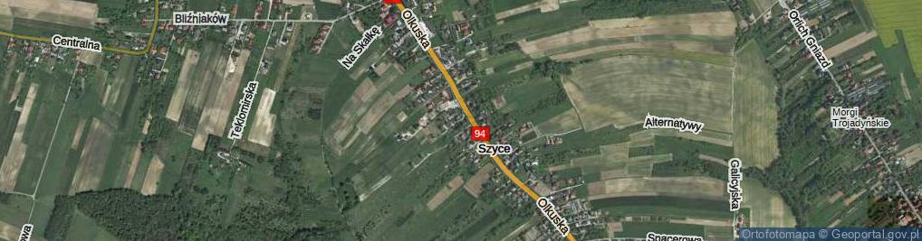 Zdjęcie satelitarne Ogrodowa ul.