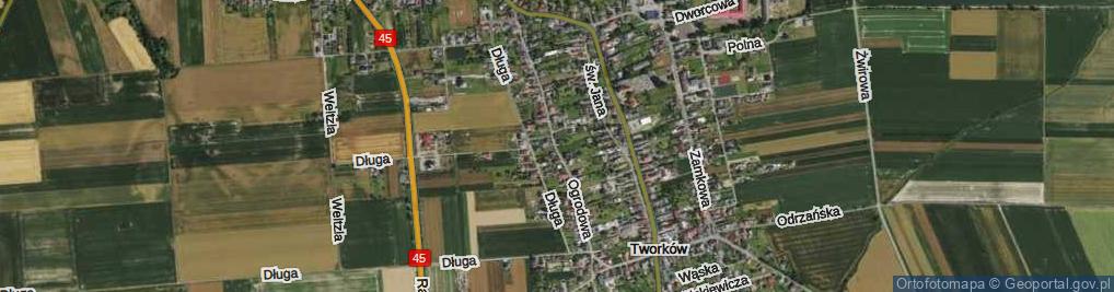 Zdjęcie satelitarne Ogrodowa ul.