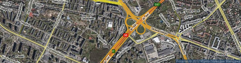 Zdjęcie satelitarne Ogólna ul.