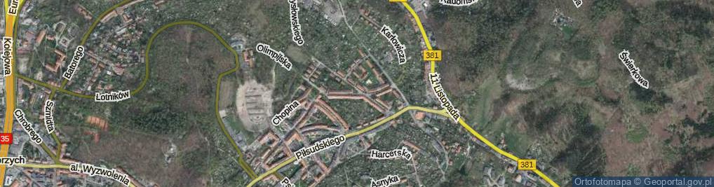 Zdjęcie satelitarne Ogińskiego Michała Kleofasa ul.