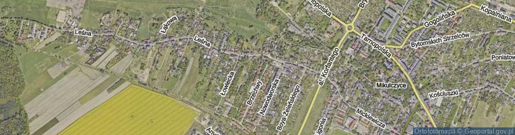 Zdjęcie satelitarne Ogórka Stanisława ul.