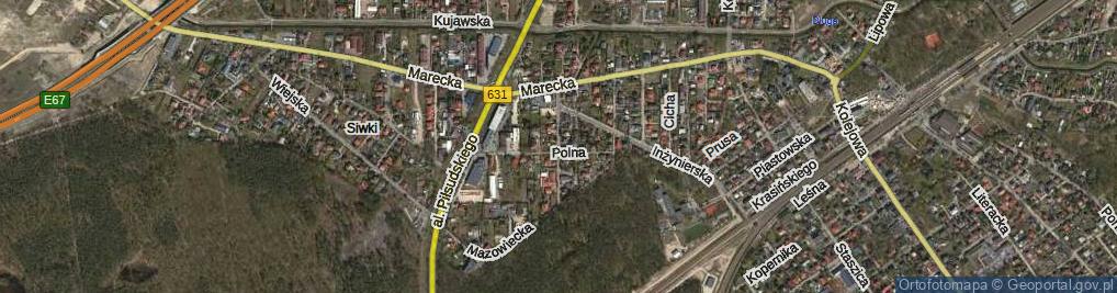Zdjęcie satelitarne Ogrodowa ul.