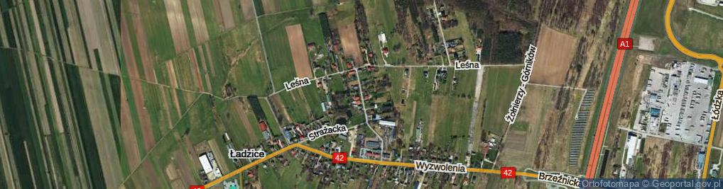 Zdjęcie satelitarne Ogrodowa ul.