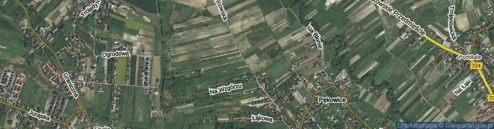 Zdjęcie satelitarne Ojcowska ul.