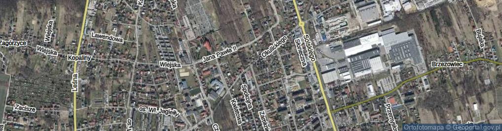 Zdjęcie satelitarne Okulickiego-Niedźwiadka Leopolda, gen. ul.