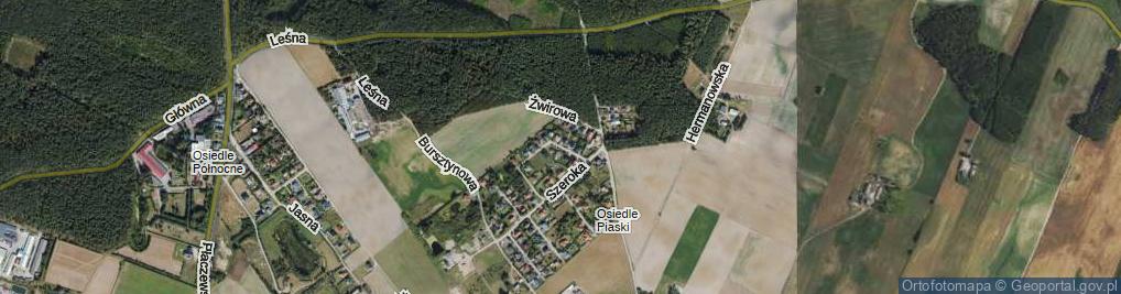 Zdjęcie satelitarne Okrężna ul.