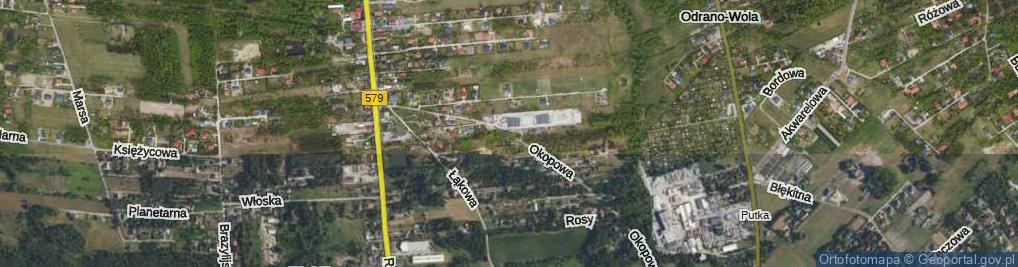 Zdjęcie satelitarne Okopowa ul.