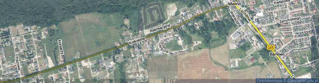 Zdjęcie satelitarne Okrężna ul.