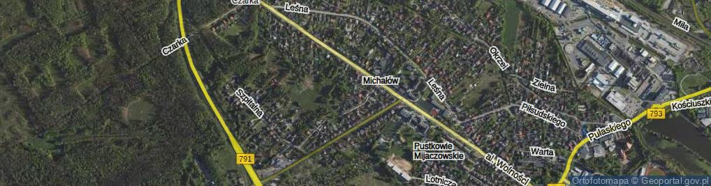 Zdjęcie satelitarne Okopowa ul.