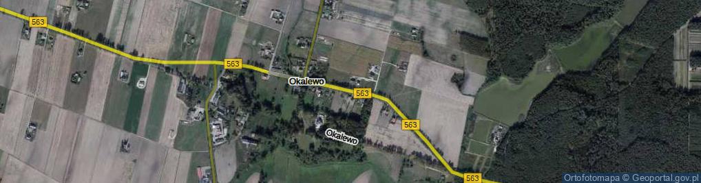 Zdjęcie satelitarne Okalewo ul.