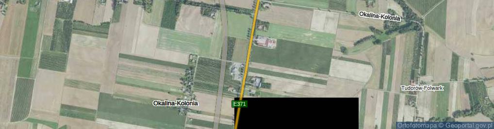 Zdjęcie satelitarne Okalina-Kolonia ul.