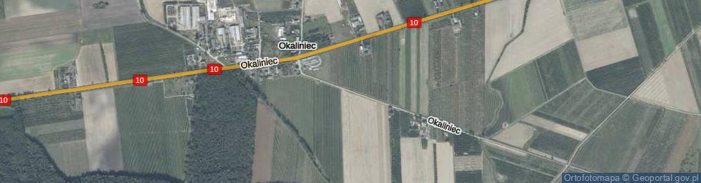 Zdjęcie satelitarne Okaliniec ul.