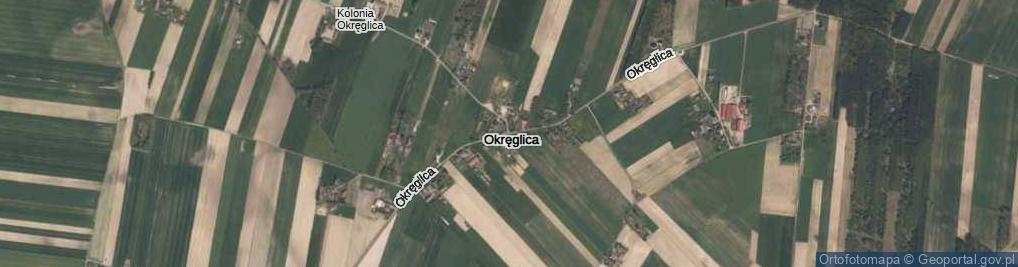 Zdjęcie satelitarne Okręglica ul.