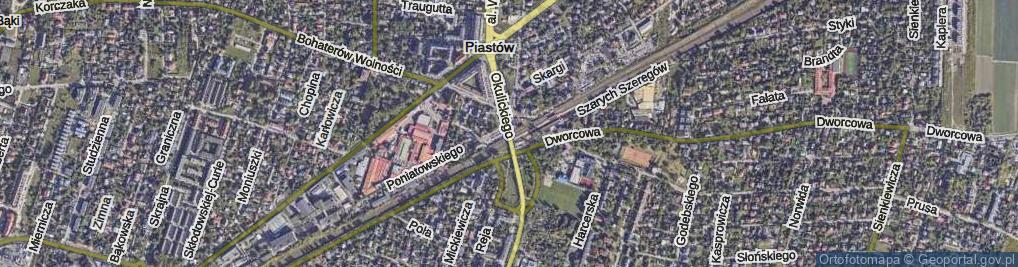 Zdjęcie satelitarne Okulickiego-Niedźwiadka Leopolda, gen. ul.
