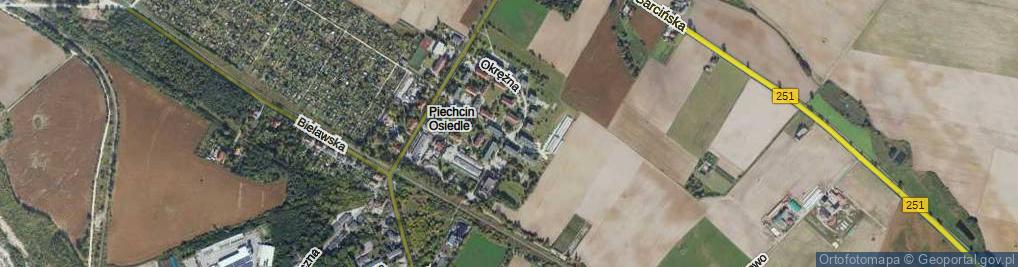 Zdjęcie satelitarne Okrężna ul.