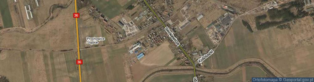 Zdjęcie satelitarne Okrężna ul.