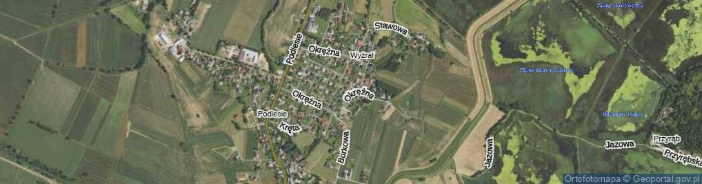 Zdjęcie satelitarne Okrężna ul.