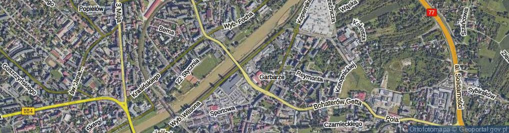 Zdjęcie satelitarne Okulickiego-Niedźwiadka Leopolda, gen. ul.